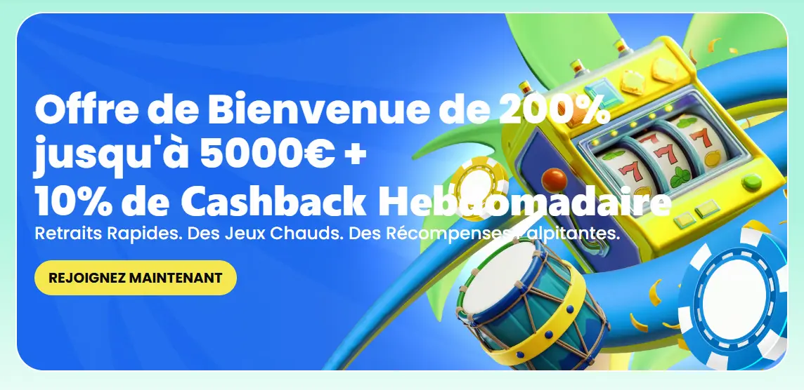 Samba Slots Casino France bonus